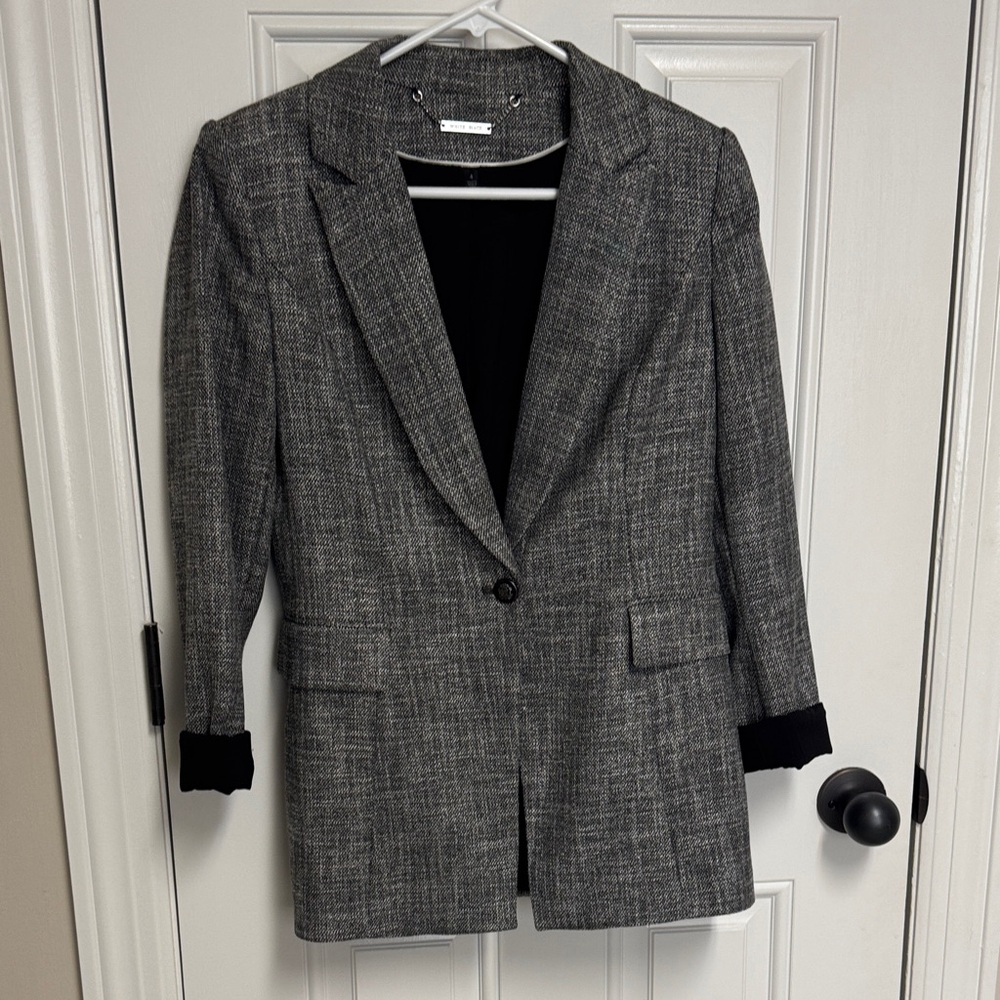 White House Black Market Charcoal Blazer